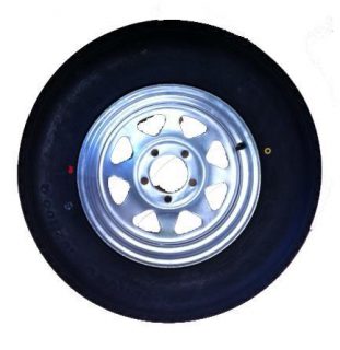 Manutec 185R14LT Tyre fitted to 14 inch Galv HQ Rim Trailer Caravan Spare Part
