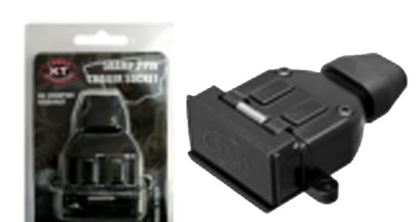 Manutec 2 PIN 50 AMP FLAT TRAILER PLUG AND SOCKET SET Caravan Spare Part