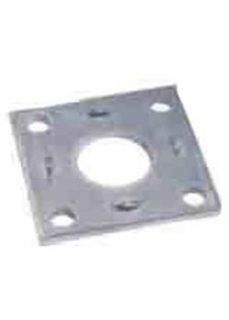 Manutec Square Mounting Plate – 43.5 mm Round Trailer Caravan Spare Part