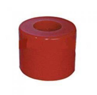 Poly Boat Roller 2 1/2 inch Round Roller, Red Poly, 17mm plain bore Trailer Part