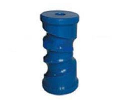 Poly Boat Roller 6 inch Self Centering Roller, Blue, 17mm plain bore Trailer