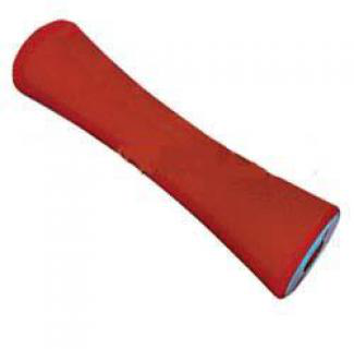 Poly Boat Roller 12 inch Concave – Vee Roller, Red Poly, 17mm plain bore Trailer