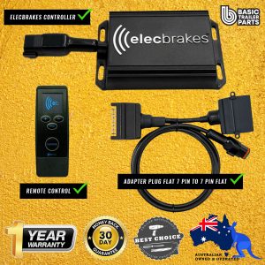 HQ Full Kit Elecbrakes Electric Bluetooth Brake Controller with Remote Trailers