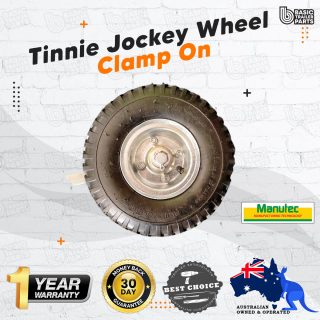 2X Manutec Tinnie Jockey Wheel Clamp on Trailer Caravan Spare Part