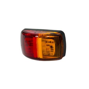 Manutec SIDE MARKER LAMP – Red/Amber 9-33V 0.5m Cable Trailer Caravan Spare Part